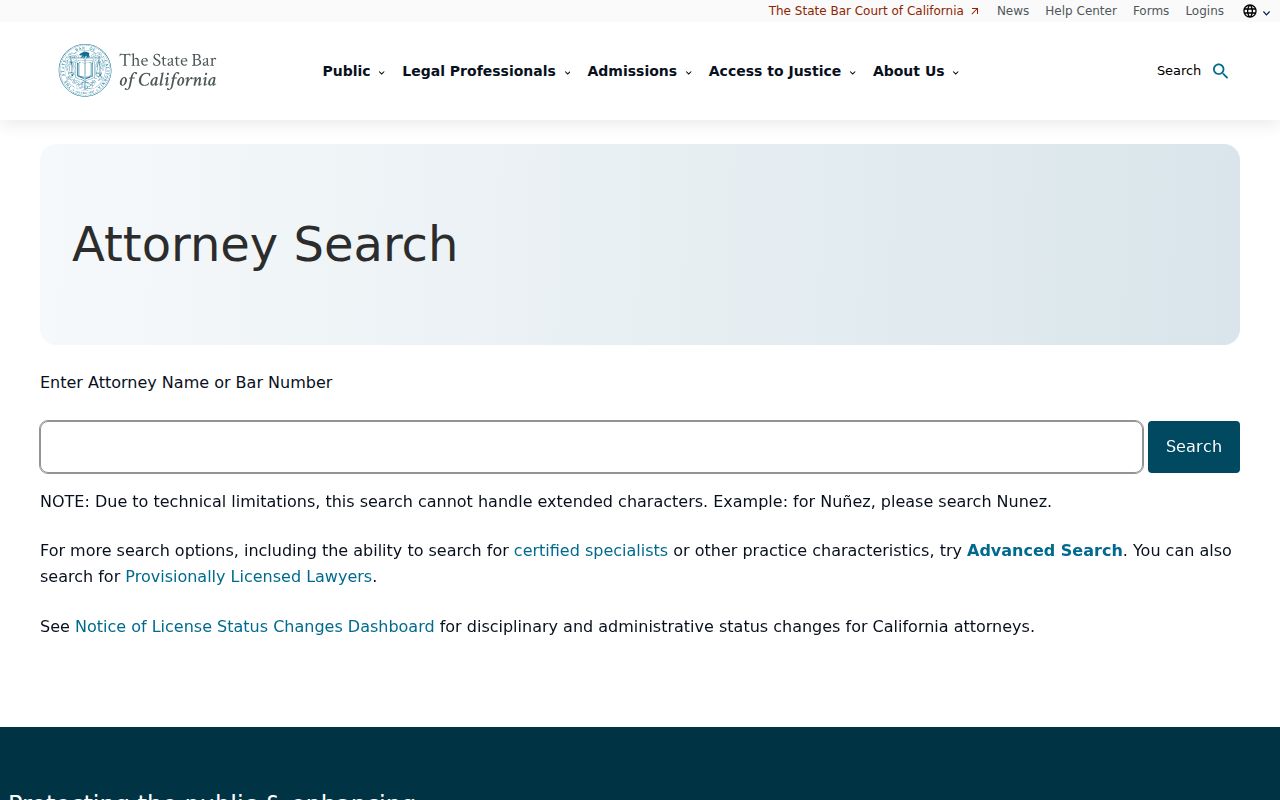 Santa Clarita resident lookup State Bar attorney license search