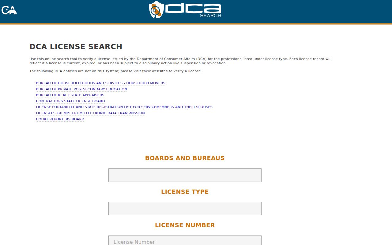 Santa Clarita residents directory California license search