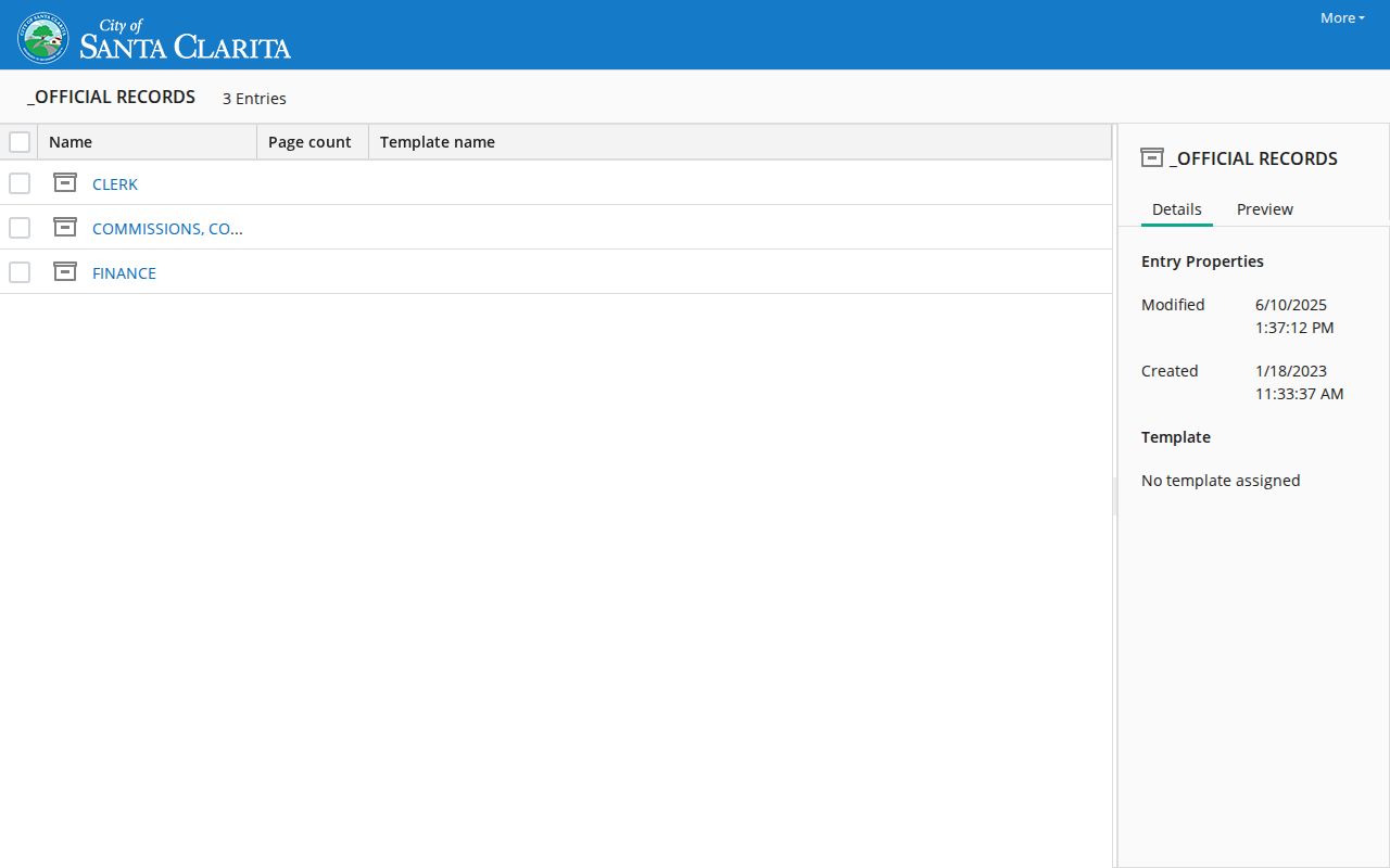 Santa Clarita residents directory city document repository