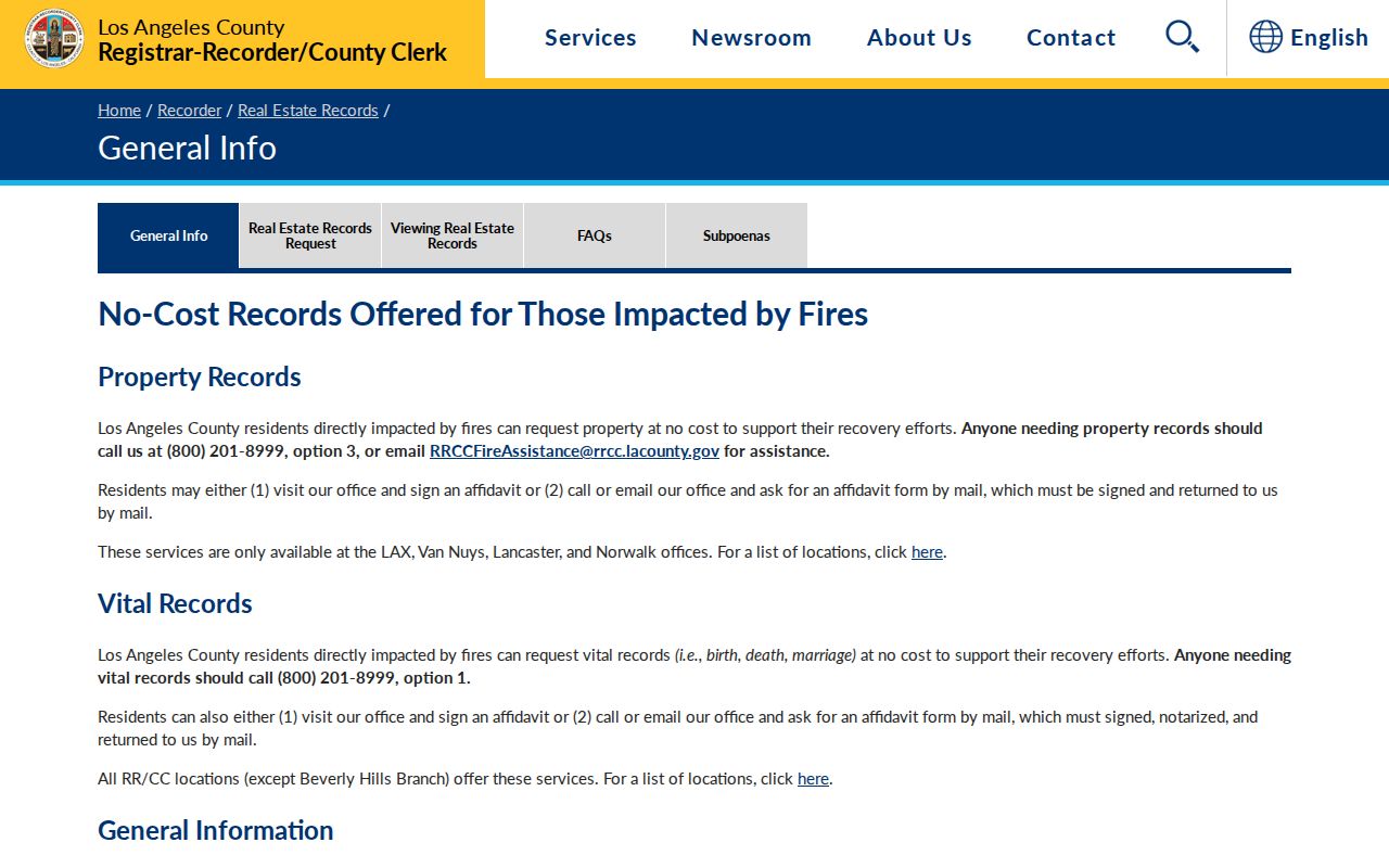 Santa Clarita residents directory recorder records